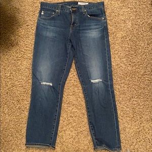 AG Alex boyfriend slim crop jeans size 27 r.